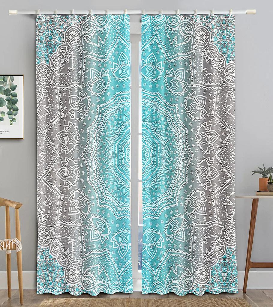 Modern Abstract Gilter Marble Texture Thick Blackout Curtains for Living Room Bedroom Various Color Patterns High Shading Drapes