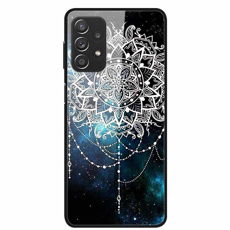 For Samsung A52 5G 4G Cases A52s 5G Tempered Glass Hard Back Cases For Samsung Galaxy A52 5G Phone Covers Funda A 52s 2022 A528B