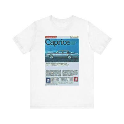 Chevy Caprice Grafikdruck Kurzarm Rundhals Unisex Jersey Kurzarm T-Shirt
