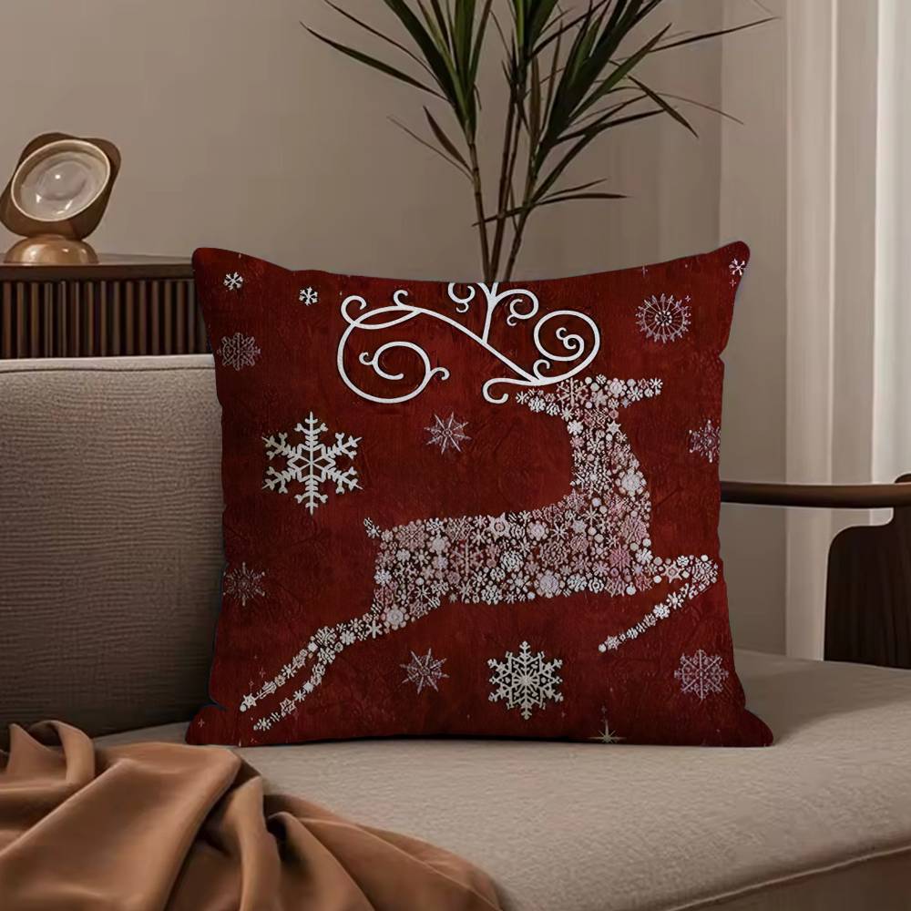 Наволочка Рождественский Олень null 30cmx30cm