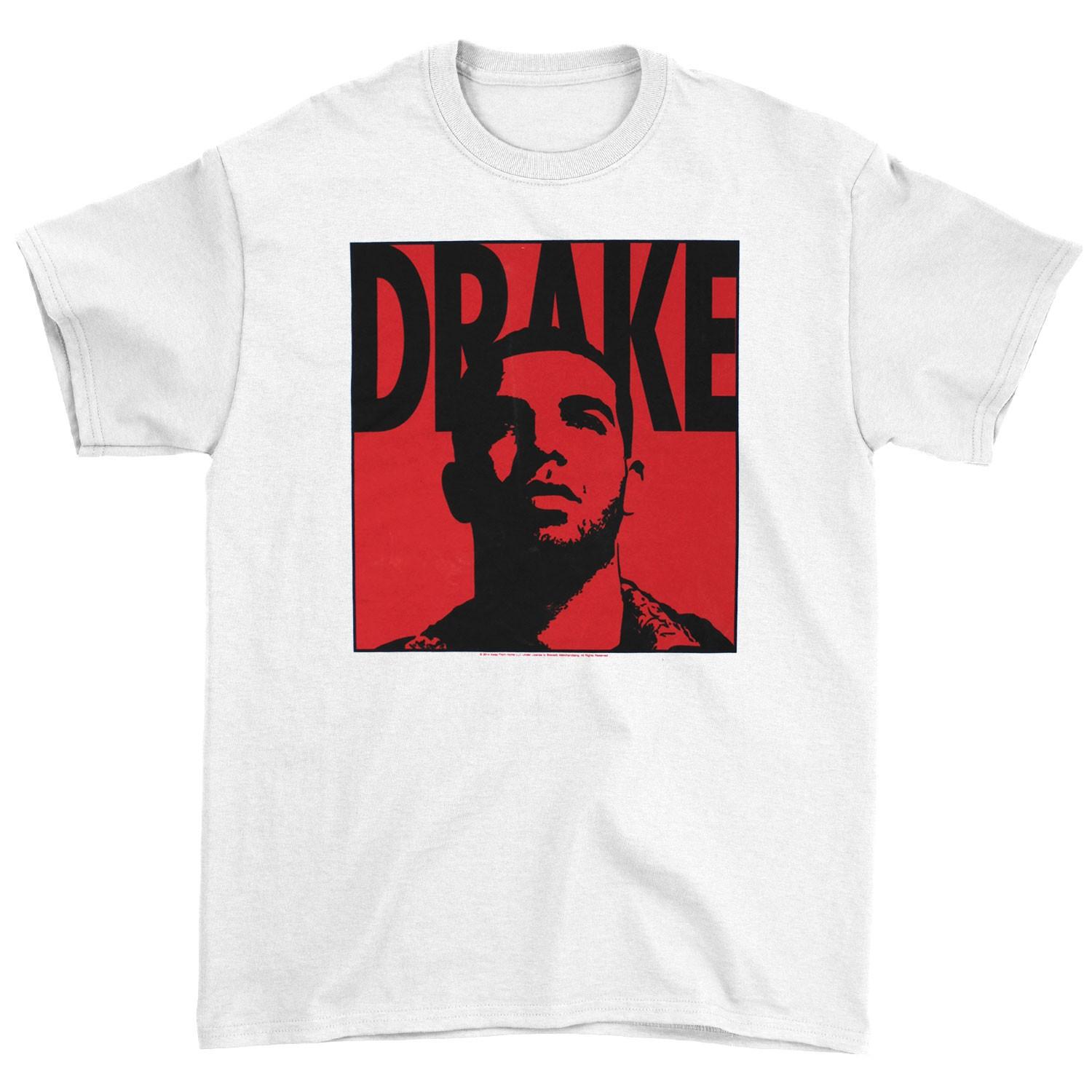 Men s Drake Photo & Logo T-shirt XXX-Large White M