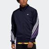 Adidas Originals Trefoil Stand Collar Casual Sports Jacket Men Outerwear Navy-Blue FM1524