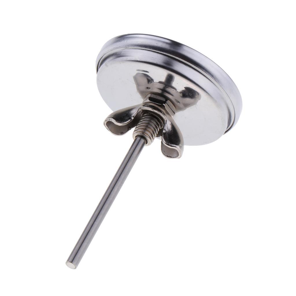 Grill and BBQ Oven Thermometer Round 52mm Mechanical Temperature Meter for Culinary Food Prep in Home Kitchens