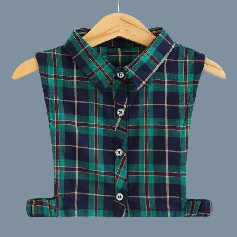 Kids Fake Collar Shirt Cotton Necktie False Collar Children Denim Detachable Shirt Collar Boys Girls Collares Mujer Faux Col