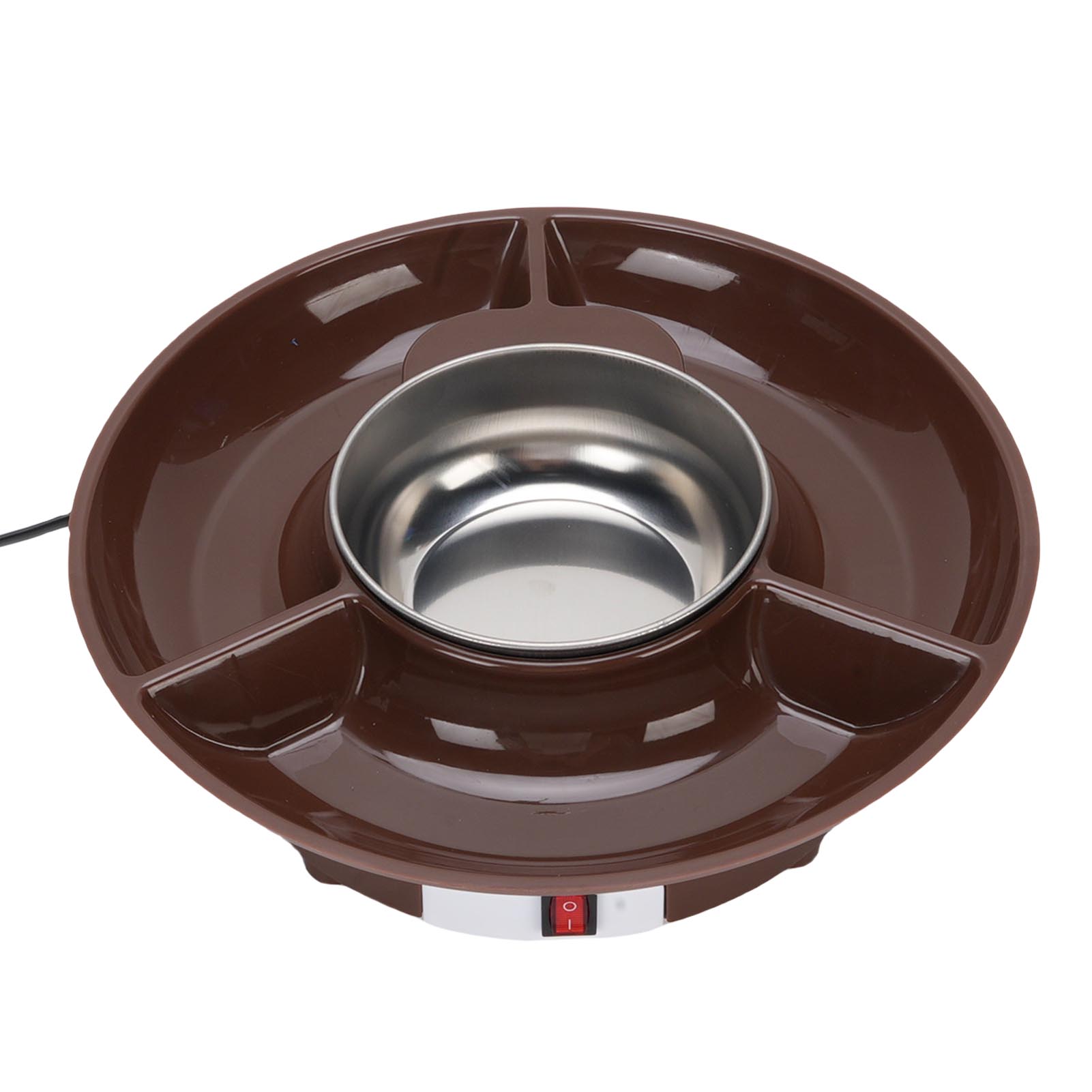 

Электрический шоколадный фондю из нержавеющей стали 25 Вт Набор для шоколадного фондю для макания, поливания, украшения US Version