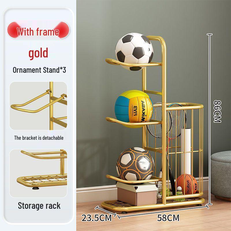 Aufbewahrungsregal für Volleyball und Basketball für Kinder