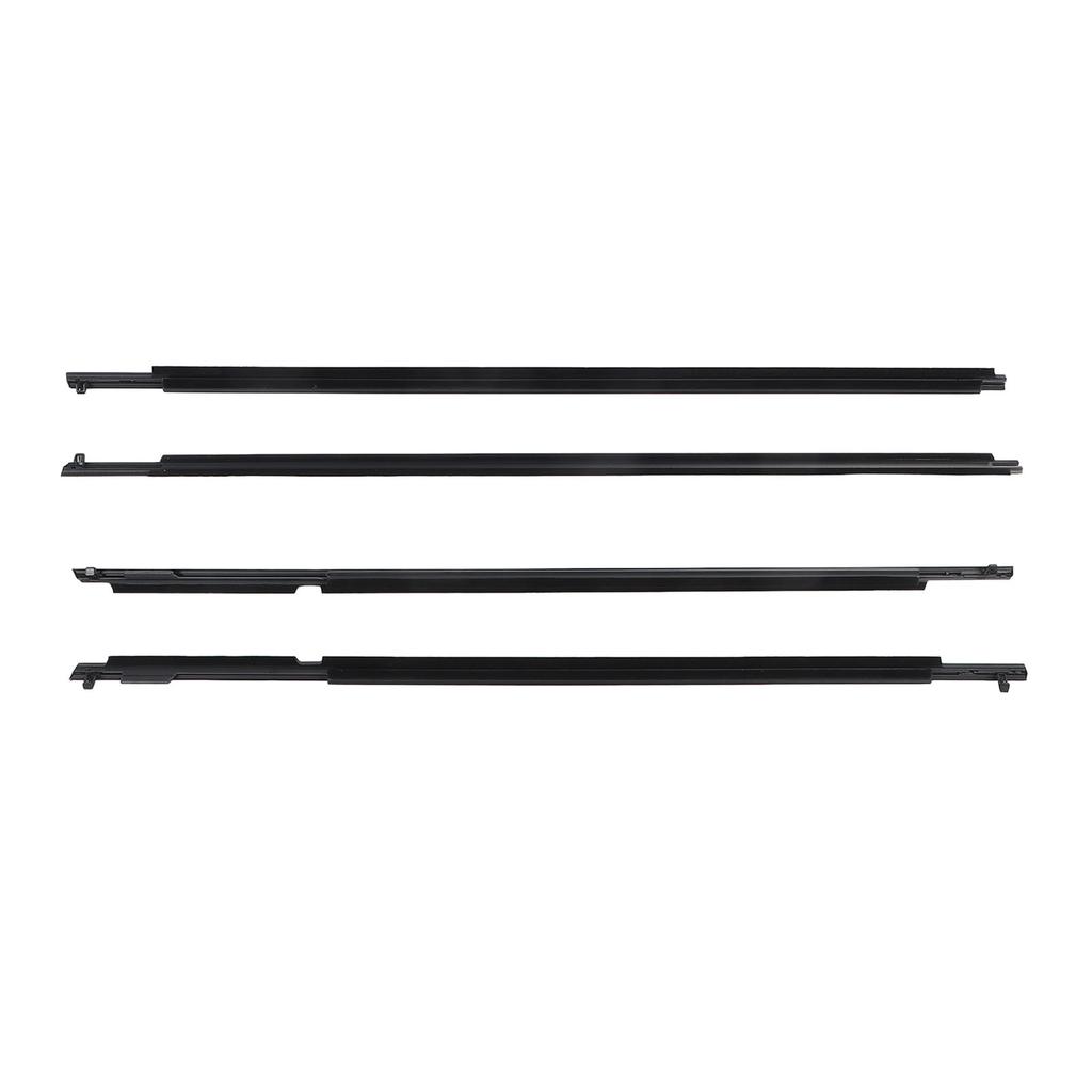 Door Belt Moulding Set 75711‑60072 Window Weatherstrip Sealing Belt for Land Cruiser Prado 150 Series 2010 to 2020