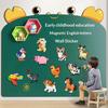 10Pcs 2D Flat Cute Pvc Fridge Magnets Cartoon Farm Animal Dishwasher Magnets With Kitten Puppy Bunny Fun Home/School/Party Decor