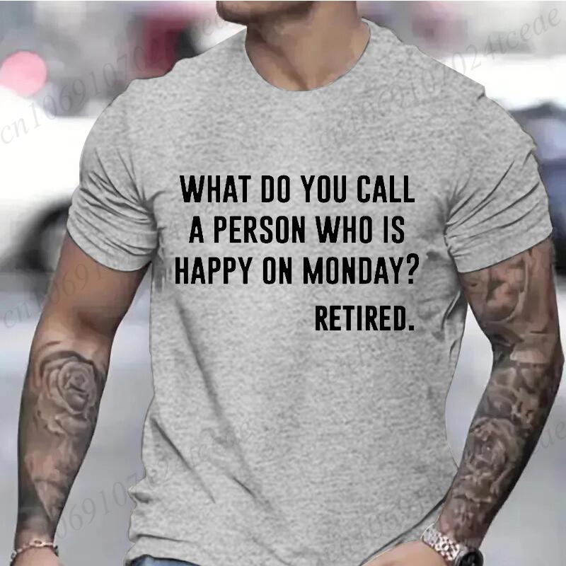 Funny The Legend Has Retired T Shirts for Men Short Sleeve Shirts Funny Graphic Tees for Retirement Fashion Casual Men Tees Gift