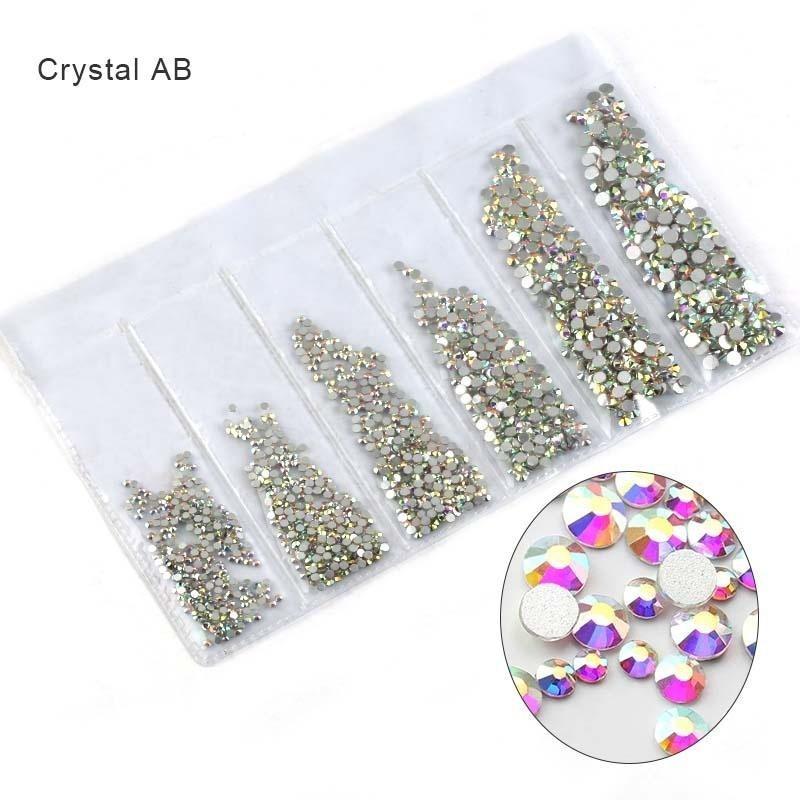 

Многоразмерные ногти Rystal Nails s Украшения для ногтей s Подвески со стразами Размер раздела Random