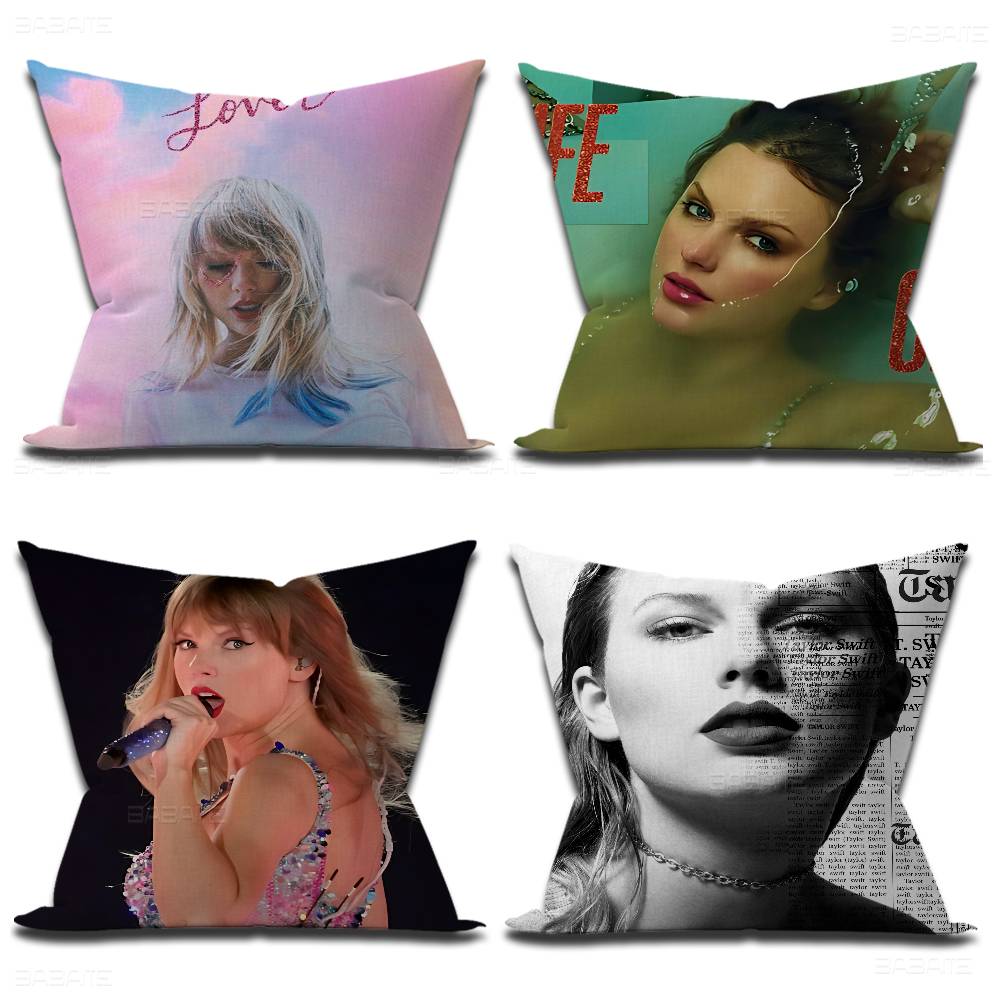 T-Taylor-Swifts Singer Pillowcase Toon Gift Cushion Cover Bedroom Home Sofa Chair Seat Decor Pillow Case