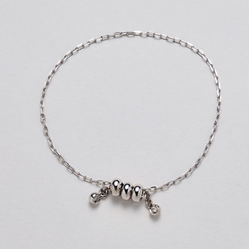 

liersi Emil 3 new. Moisanite Bracelet Silver(pure)