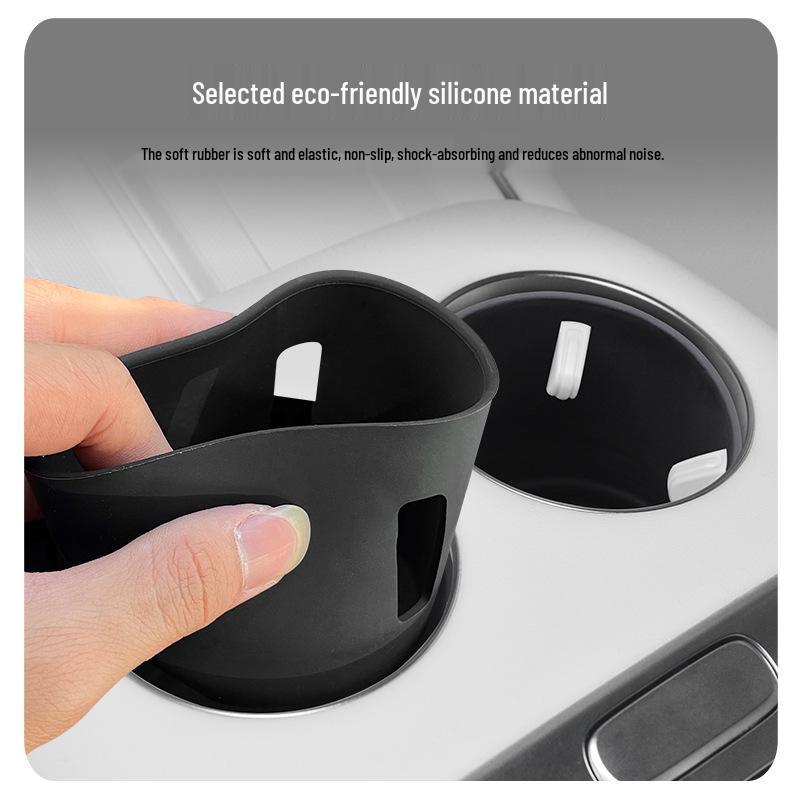 Xiaopeng X9 24-25 Center Console Cup Holder Cover - Non-Slip Interior Decoration Accessory