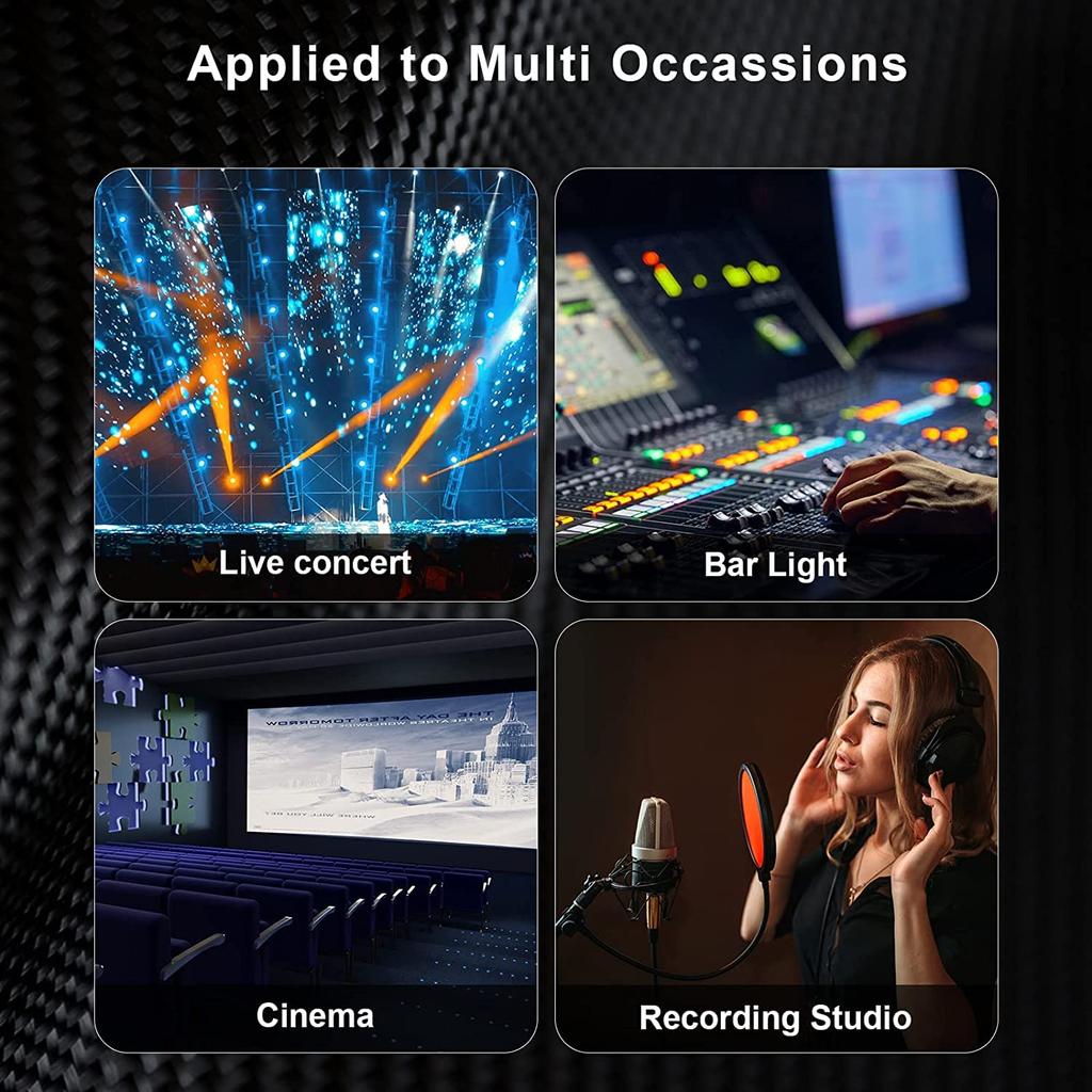 XLR Cable Pack, FIBBR Microphone Cable Nylon Braided XLR Male to Female Heavy Duty Balanced Mic Cord Compatible with PreampsSpeaker Systems, etc.