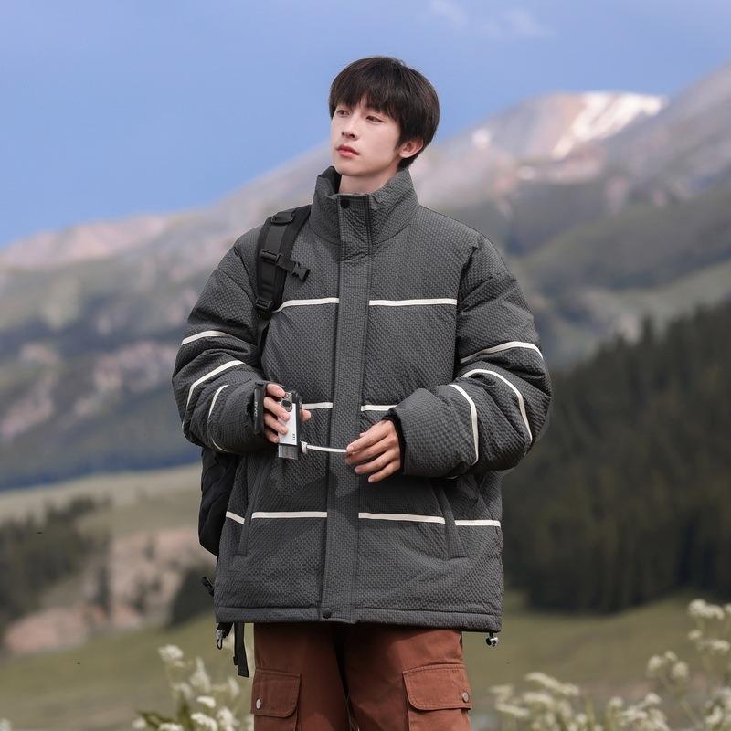 Warm and Cold-resistant Stand-up Collar Down Jacket, Fashionable Winter New Loose Casual Versatile