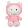 Peluche Chat Hoody Pets - GIPSY TOYS - Rose, 24 cm