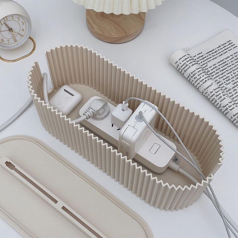 Child-Safe Cable Organizer & Power Strip Storage for Dorms