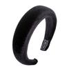 Haimeikang New Padded Headbands For Women Wide Velvet Bezel Hair Band Hair Hoop Girls Sponge Thick Solid Color Hair Accessories