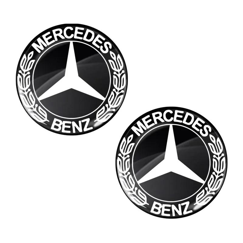 

C200 E200 For Mercedes Benz Car Stickers Mercedes Benz Dedicated Key Shell Emblem Paster For Mercedes Benz GLC63 GLC43 GLC250 GL