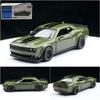 1/44 Scale DODGE Charger SRT Hellcat Alloy Sports Car Model Diecast Metal Muscle Racing Car Vehicle Model Simulation Children Toy Gift