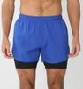 Men's Quick-Dry 2-in-1 Running Sports Shorts with Anti-Exposure Liner