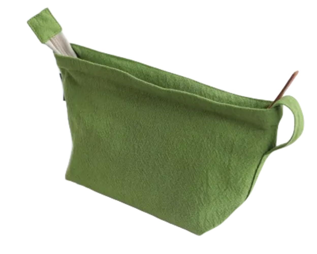 Duplus Atelier Nui Washed Cotton Pouch Green L 326024-4 зелёный