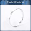 INFINAUTO Navringar, 112 mm Ytterdiameter x 106,1 mm Innerdiameter, Aluminiumlegering, Silverfärgade, 4 stycken