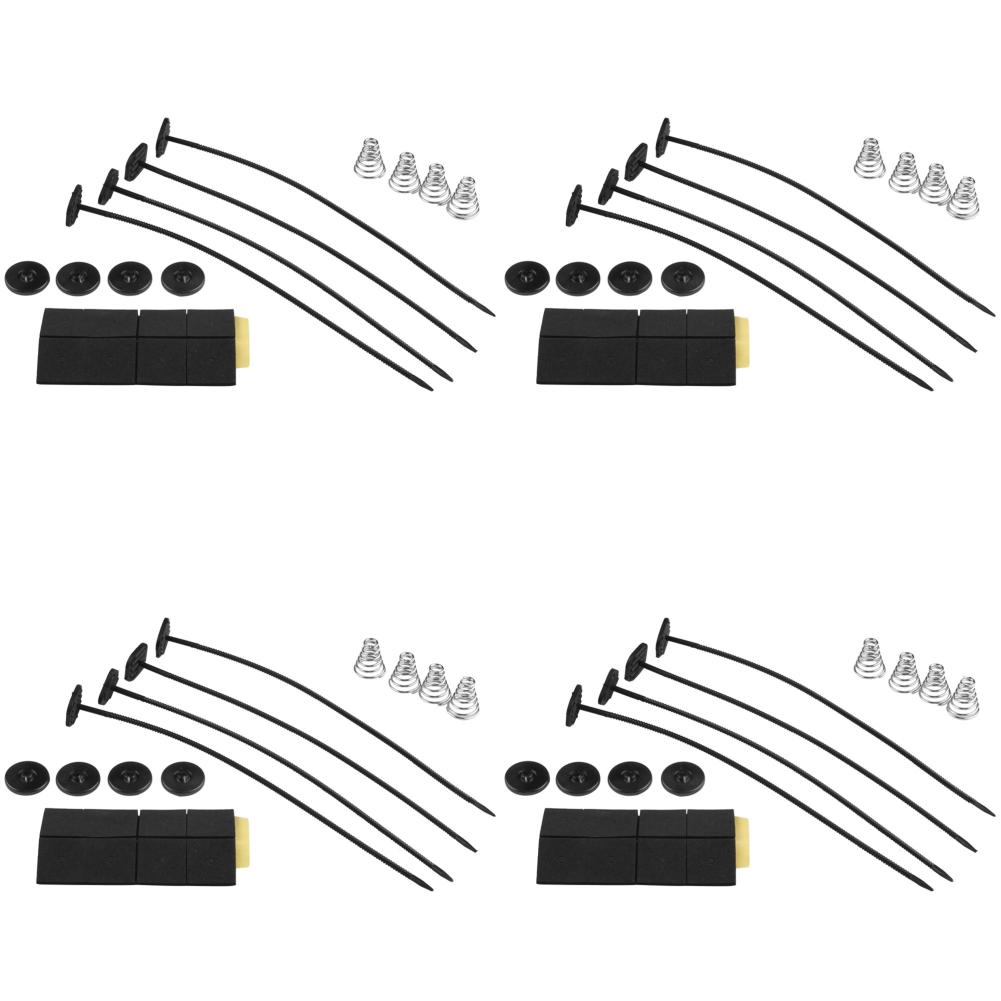 

Комплект для крепления автомобильного электрического вентилятора, 4 монтажные ножки для электрического охлаждающего вентилятора автомобиля