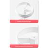 Toothbrush Holders With Cover 3 Slots Toothbrush Holder Stand Shower Toothbrush Holder Bathroom Gadgets Toothbrush Organizer For
