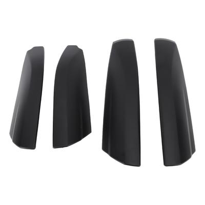 4Pcs Roof Cargo Rack Rail End Cover Roof Rack Protection Shell Cap Cover Replacement for Toyota Highlander 2007 To 2013
