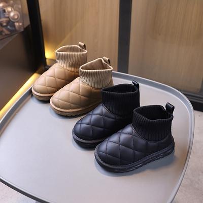 Winter New Boys' Warm Cotton Shoes, Girls' Thick Cotton Boots