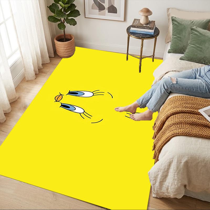 Looney Bird Living Room Nonslip Area Rug Soft Carpet For Bedroom Game Playroom Sofa Office Home Decor Doormat Christmas Gift C929419