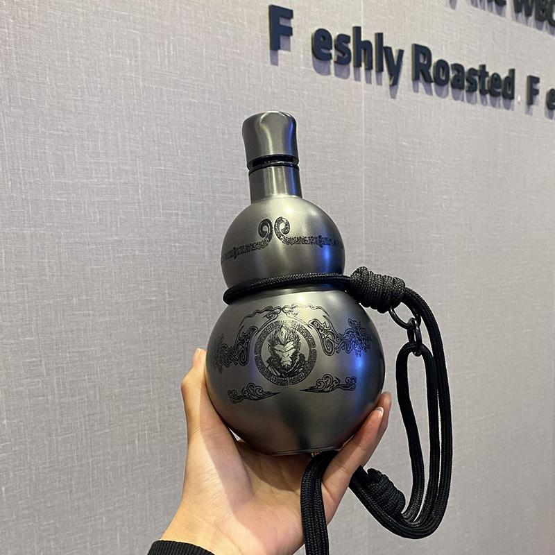 

Бутылка для воды в стиле тыквы с темой Укуна 500 мл, термоизоляционная чашка, игровое хобби, косплей, портативная спортивная бутылка для воды для улицы