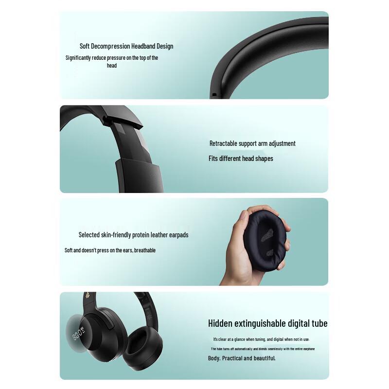EDIFIER K710W Over-Ear Bluetooth Study Headset