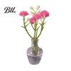 Space-saving Plant Container 1/8/10Pcs Vertical Greenery Vase Magnetic Mini Clear Glass Propagation Planter with Faux Flowers Dorm Room Decor Office
