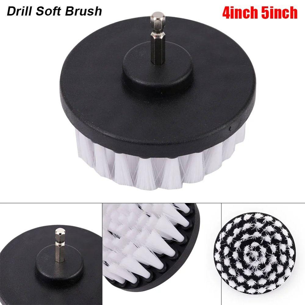 1ks Nylonový čistič kartáčů na elektrickou vrtačku Power Scrubber Brush Pro čištění koberců, kůže, skla