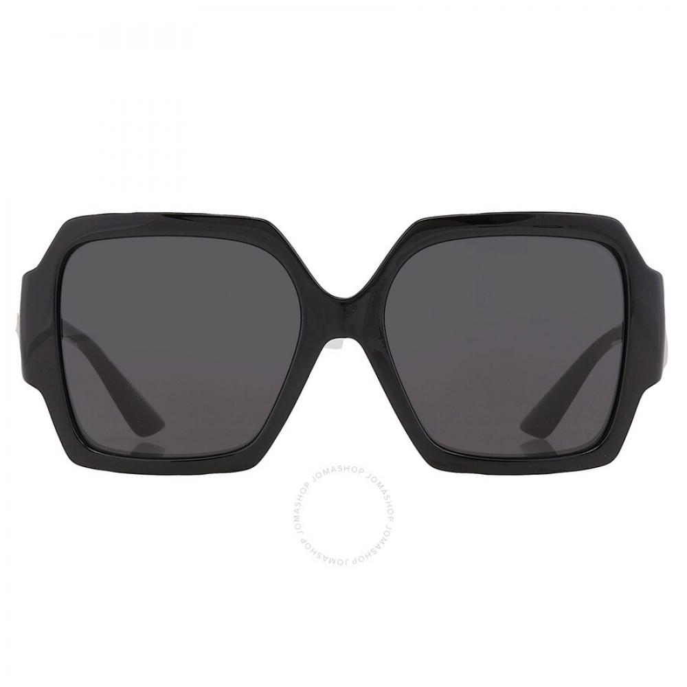 

Versace Dark Grey Square Ladies Sunglasses VE4453 GB1 87 56