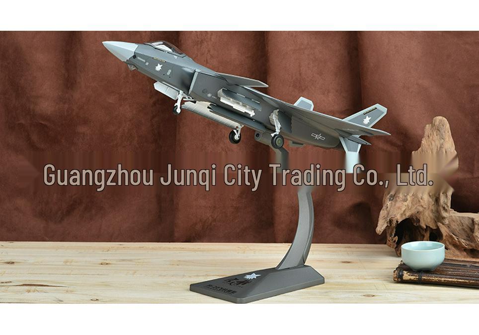 J-20 Stealth Fighter 1:60 Alloy Display Model - Static Aviation Military Gift