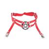 Punk Pentagram Leg Strap Adjustable Thigh Harness Fashion Garter Belt  JK Accessory