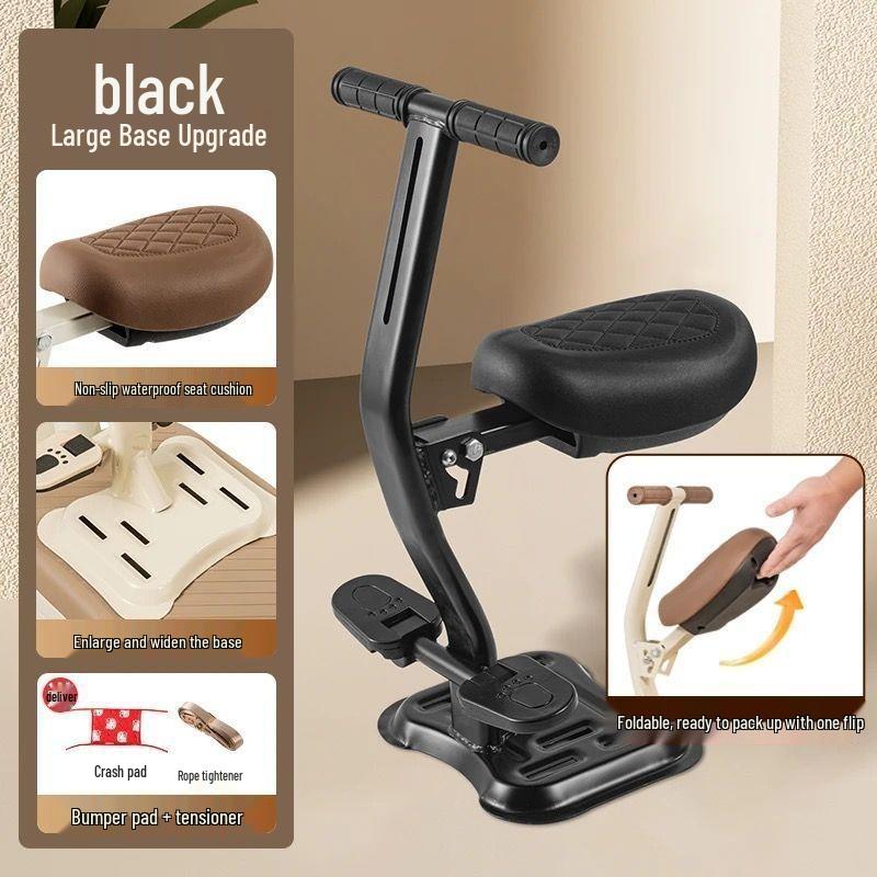 Universal Front-Mounted Electric Bicycle Safety Seat for Children – Foldable Design