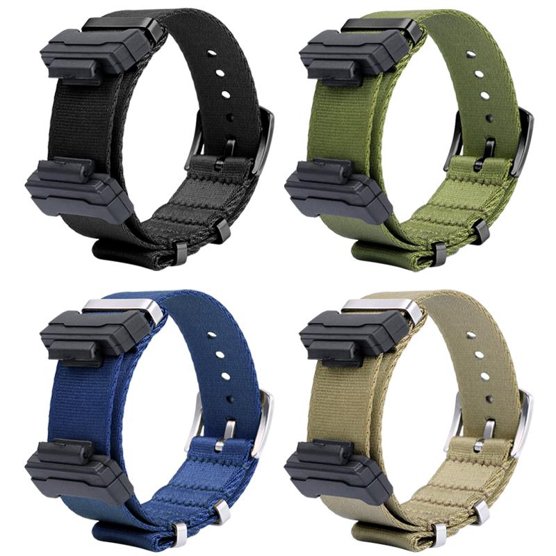 16mm Adapter+ Conversion Nylon Strap For Casio Gshock GA120 GA100 5600 GWM5610 DW6600 Watchband Accessories