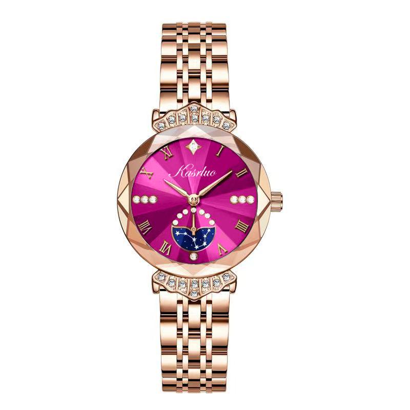 Casaro Women'S Watch With Diamonds Women'S Watch Light Luxury Fashion Aesthetic Waterproof Quartz Watch