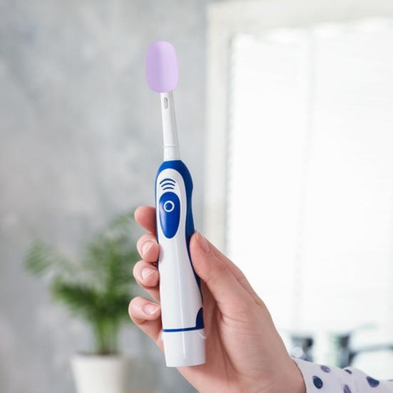 6Pcs Silicone Toothbrush Covers BPA-Free Compact Reusable Universal Simple Installation Tooth Brush Cover Caps