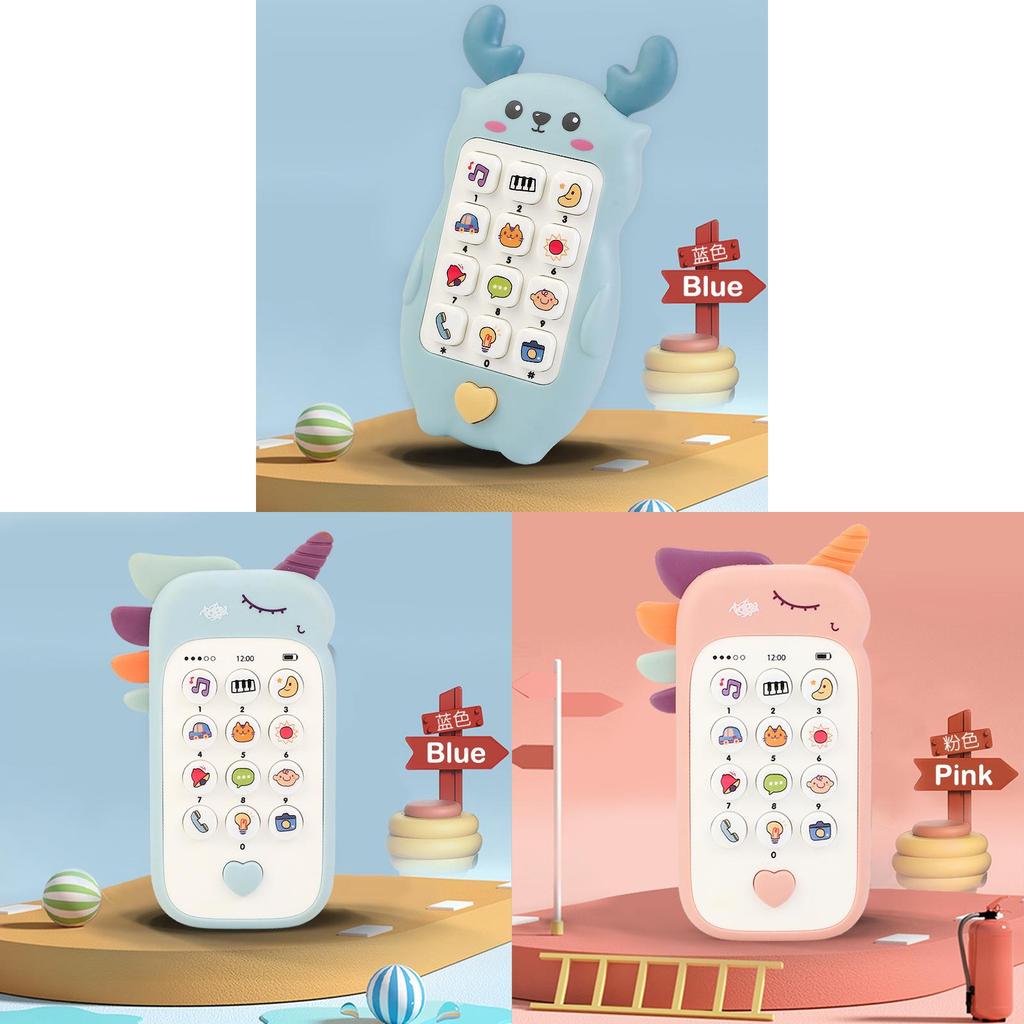 Baby Mobile Phone Toy With Abs Material And Interactive Music For Early Education And Parent Child Play