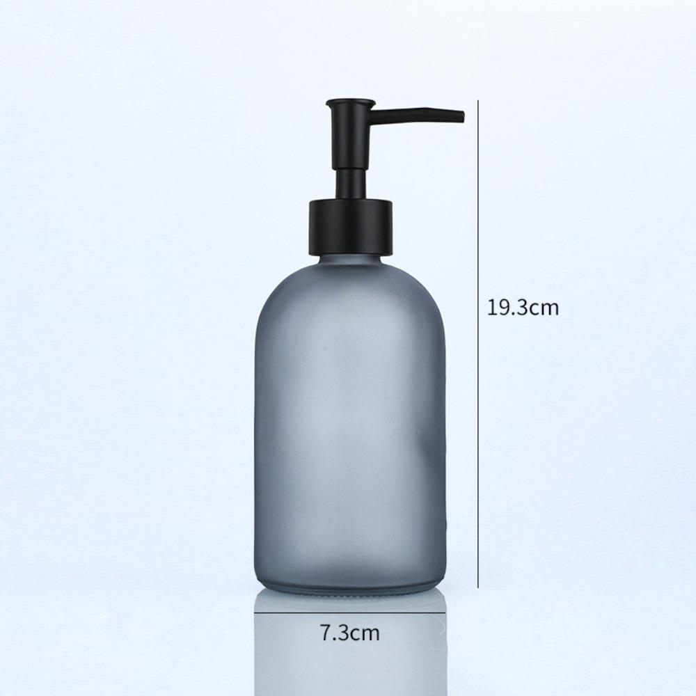 410ml Storage Container Glass Liquid Soap Dispenser New Empty Bottle  Hotel
