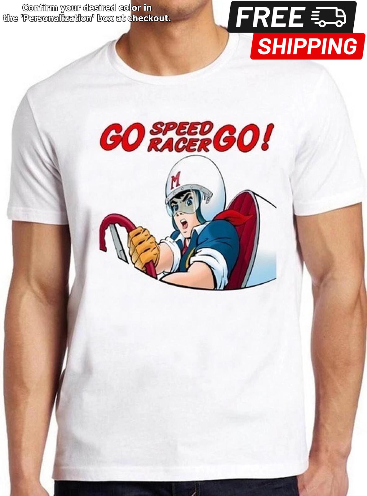 Go Speed Racer Retro Comic Anime Cool Gift UNISEX t-shirt XXXXL