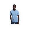 On Run Rundhals Bequemes Lässiges Kurzarm-T-Shirt Herren Tops Hellgrau Blau 1ME30370732