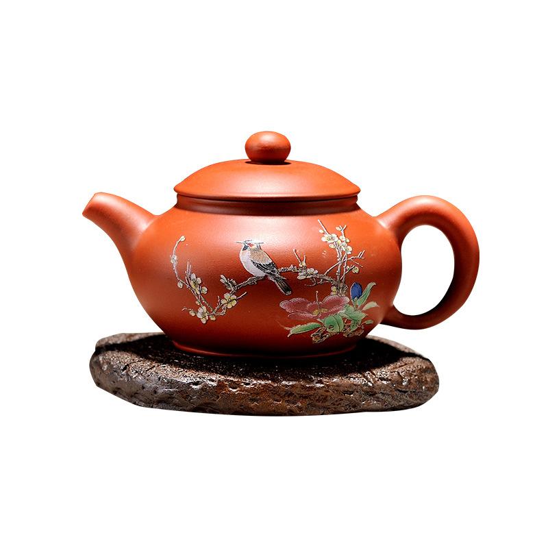 

Можно ставить перевернутый чайник из исинской фиолетовой глины для заваривания чая Ручной работы маленький чайник Сиши для дома большой емкости Набор для чая Кунг-фу
