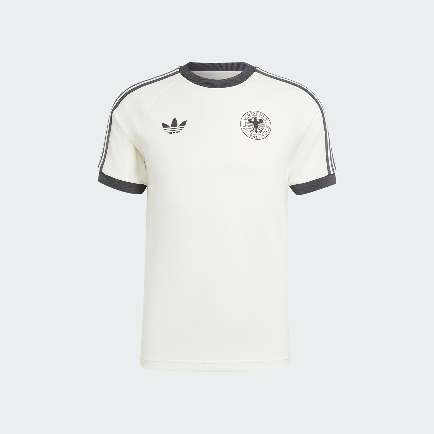 

Adidas Originals Trefoil Mens Germany Team Soccer Sports Short Sleeve T-Shirt IU2102 190 120A XXXL