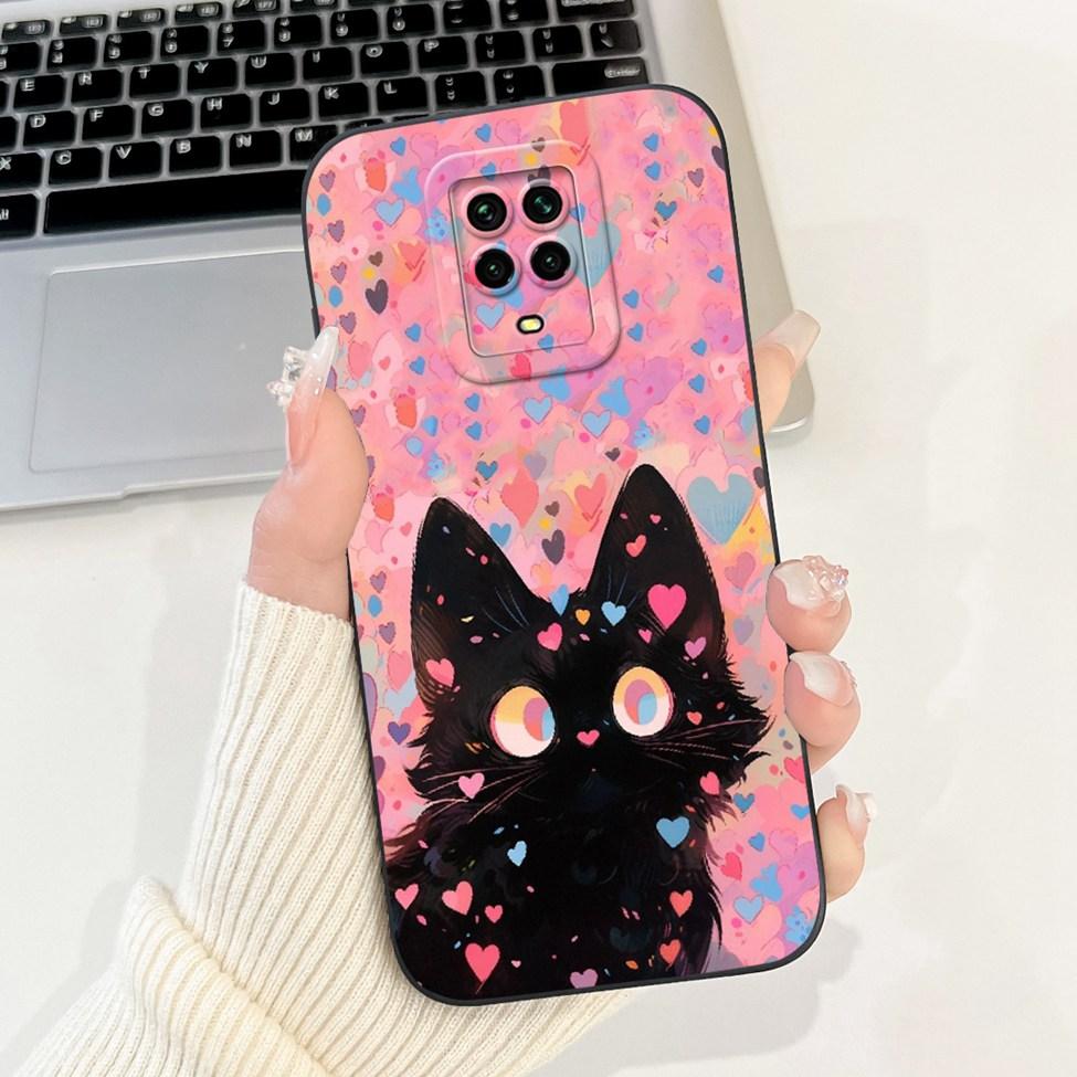Casing For Redmi Note 9 9S 9Pro 4G Back Cover For Redmi Note 9 Pro Case Cute Cartoon Fashion Flowers Silicone Shockproof Bumper